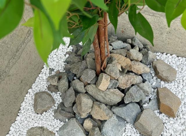 割栗石の施工写真