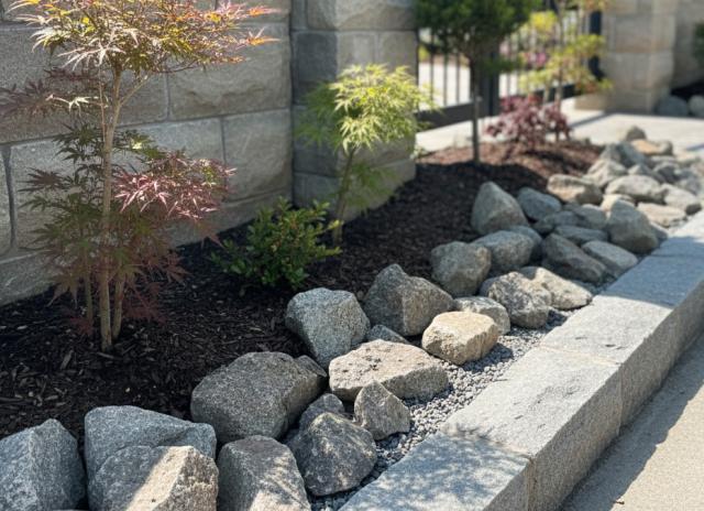 割栗石の施工写真