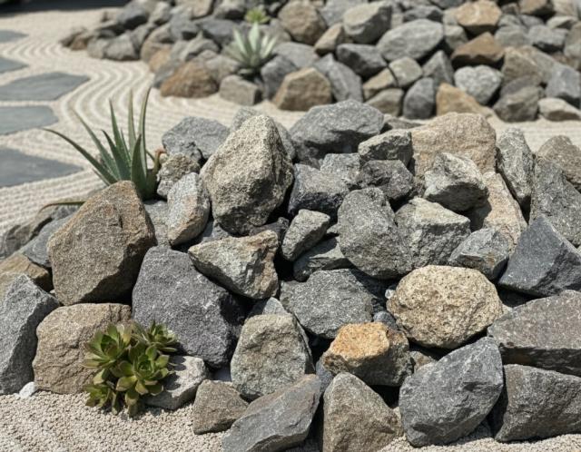 割栗石の施工写真