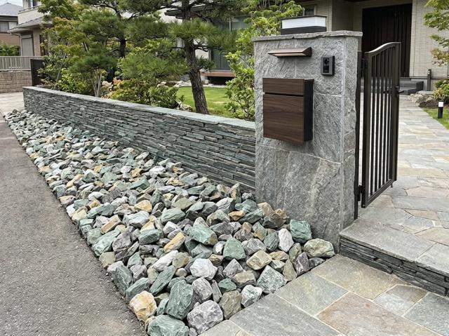割栗石の施工写真