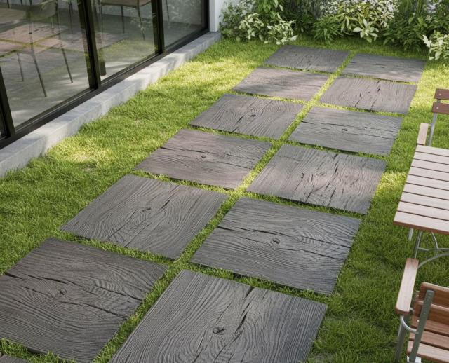 コンクリート枕木敷石