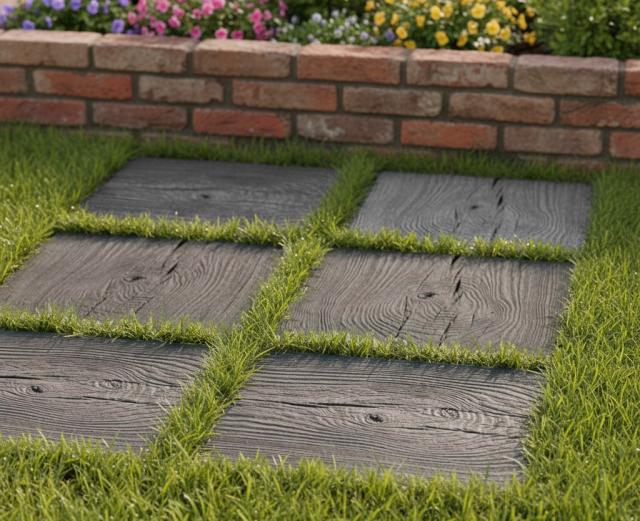 コンクリート枕木敷石