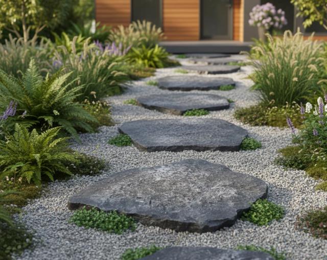 コンクリート製 ステップストーン 飛び石