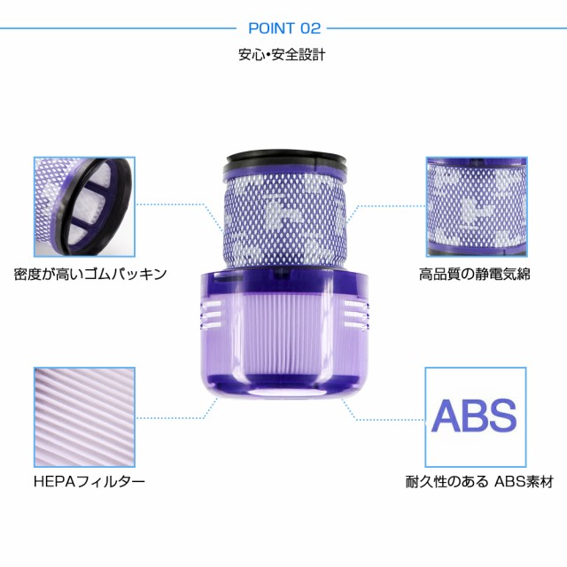 ダイソン掃除機フィルター V11 シリーズ 2個セット プレフィルター