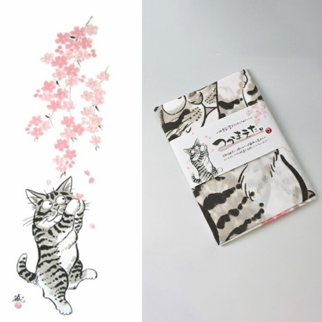 送料無料/新品】 猫柄タペストリー 草木染カバー 絵画/タペストリ