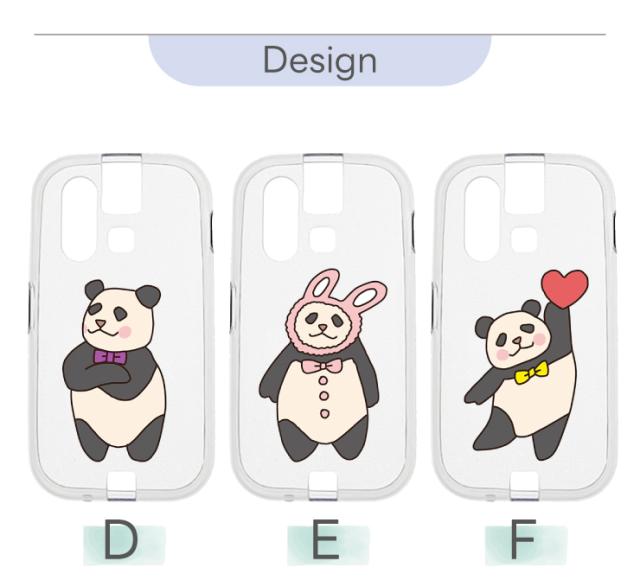 mamorino6 マモリーノ6 ケース カバー ぱんだ パンダ ソフト クリアケース ソフトケース