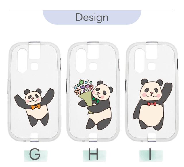 mamorino6 マモリーノ6 ケース カバー ぱんだ パンダ ソフト クリアケース ソフトケース