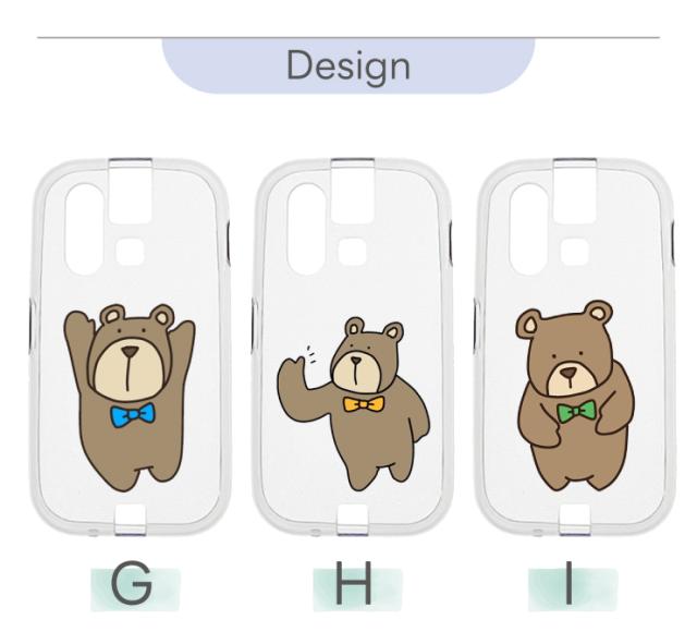 mamorino6 マモリーノ6 ケース カバー くま クマ 熊 ソフト クリアケース ソフトケース