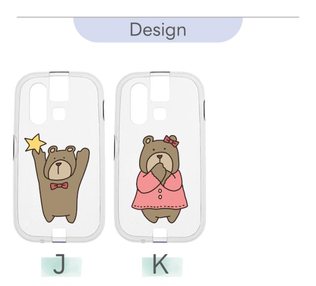 mamorino6 マモリーノ6 ケース カバー くま クマ 熊 ソフト クリアケース ソフトケース