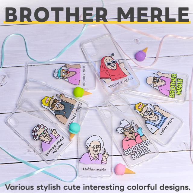 iPhone × BROTHER MERLE ケース カバー ソフトケース 耐衝撃 TPU スマホケース