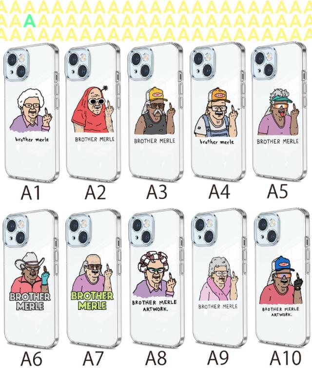 iPhone × BROTHER MERLE ケース カバー ソフトケース 耐衝撃 TPU スマホケース