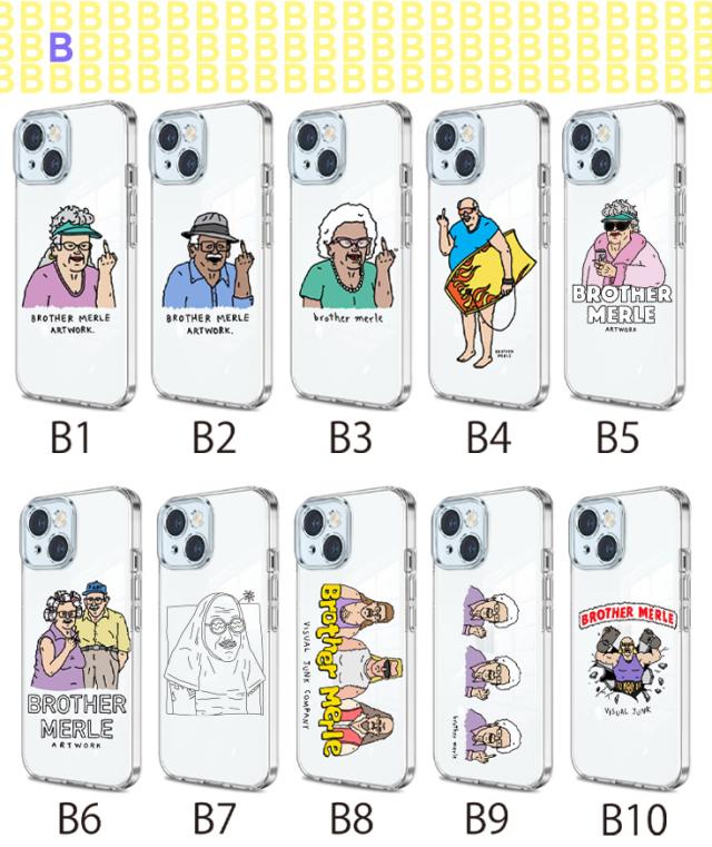 iPhone × BROTHER MERLE ケース カバー ソフトケース 耐衝撃 TPU スマホケース