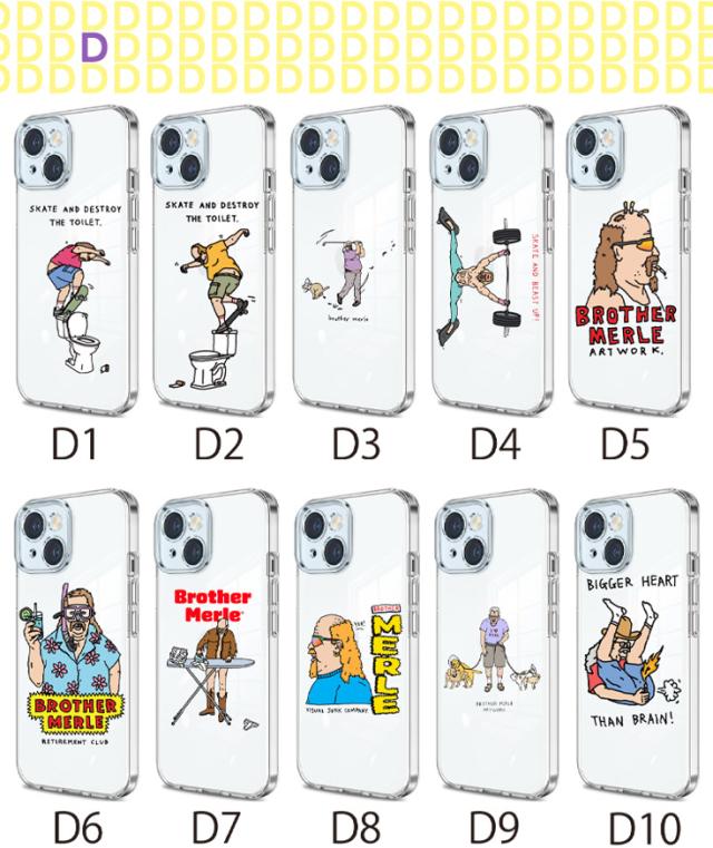 iPhone × BROTHER MERLE ケース カバー ソフトケース 耐衝撃 TPU スマホケース