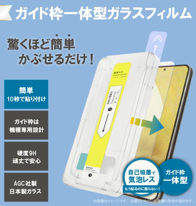 Google Pixel ガラスフィルム ガイド枠付き フィルム