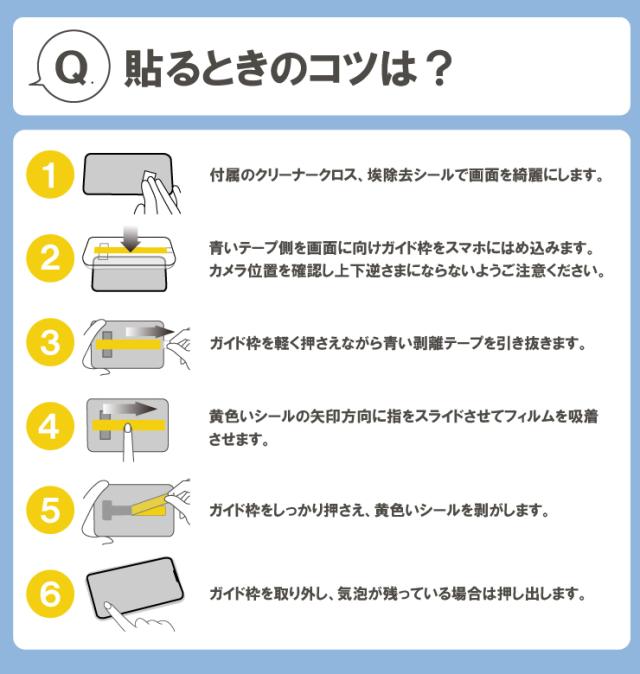 Google Pixel ガラスフィルム ガイド枠付き フィルム