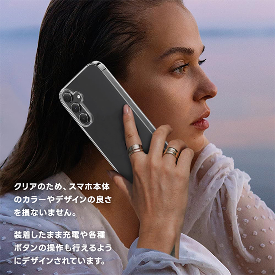 Galaxy S23 SCG19 SC-51D TPUクリアケース