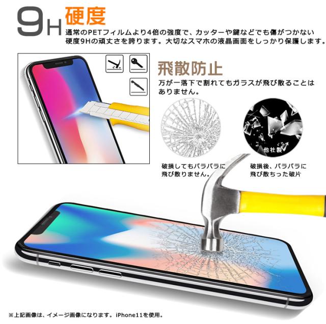 Galaxy A41 液晶全面保護ガラスフィルム