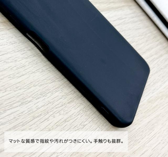 Libero 5G II ケース カバー ブラック 黒 ソフトケース マット TPU 無地 シンプル