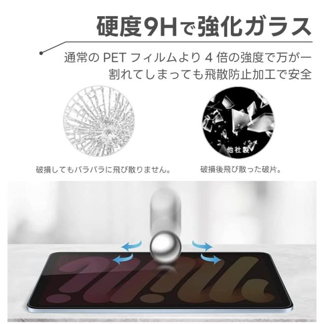 iPad 10.9 iPad10 2022 iPad 10.2 iPad9 2021 第9世代 iPad8 2020 第8世代 iPad7 2019 第7世代 10.2インチ 覗きみ防止フィルム ガラスフィルム フィルム 強化ガラスフィルム 強化ガラス