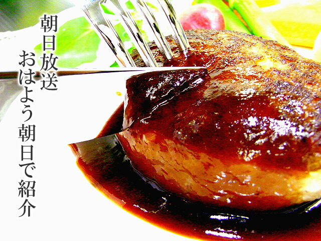 おはよう朝日で紹介イベリコ豚ハンバーグ
