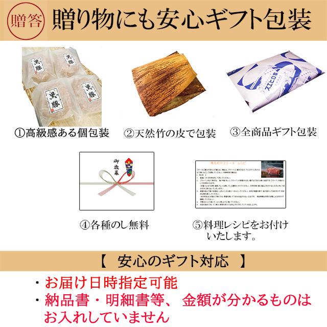 手間暇かけた鹿児島黒豚100%職人の手ごねハンバーグギフト包装