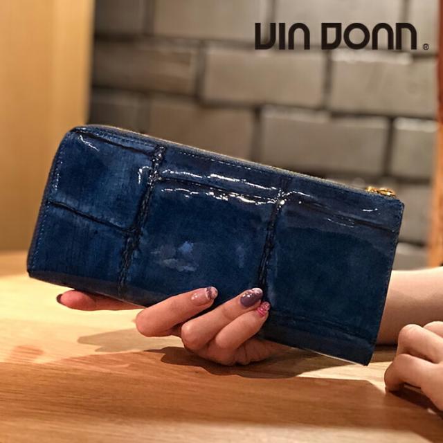ドアン VIA DOAN ファスナーL字長財布 ラージクロコ 965