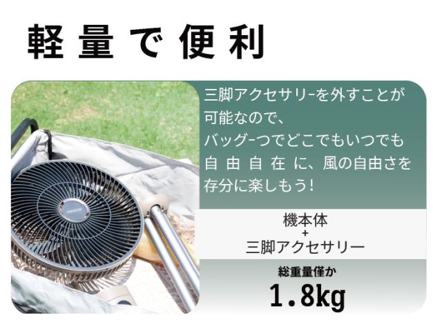 P10倍】KEECOON 扇風機 dcモーター サーキュレーター 12000mAh