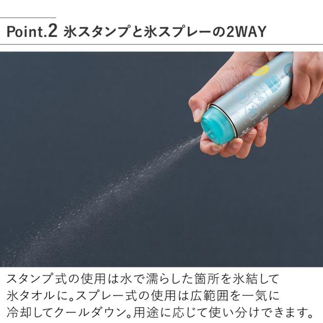 LCACL010 氷結スタンプ 氷スタンプと氷スプレーの2WAY