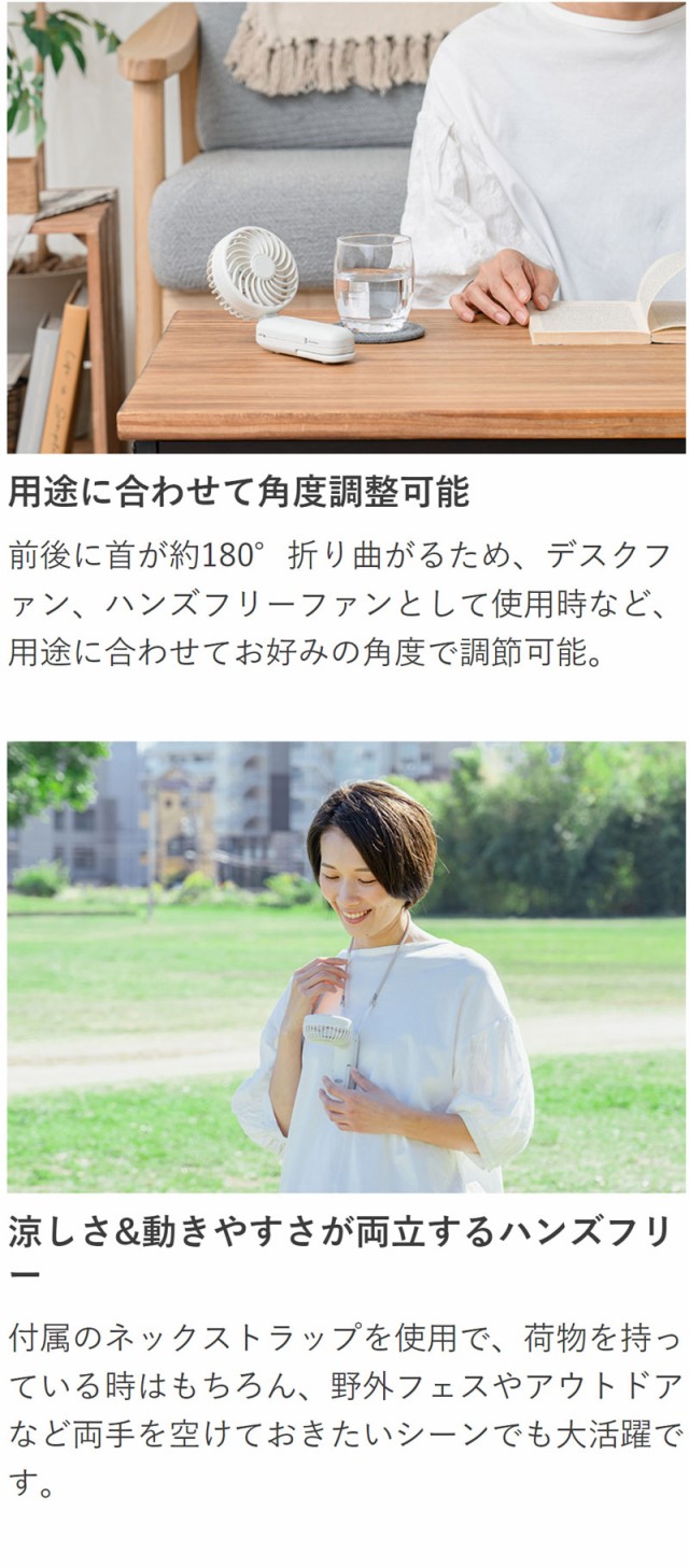 大風量ダブルファン カラビナ付