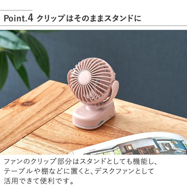 クリップはそのままスタンドに