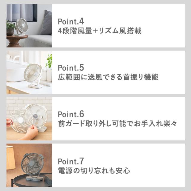 暑さ指数表示付人感センサーマグネットファン
