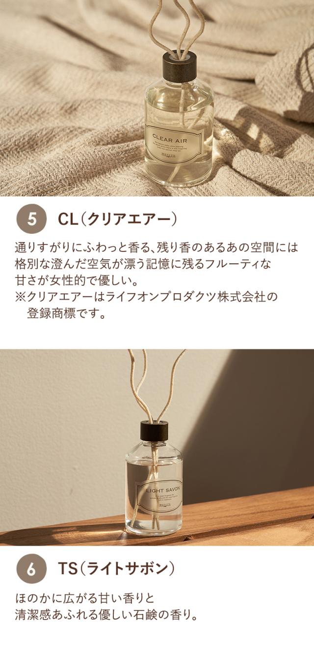 CL（クリアエアー） TS（ライトサボン）