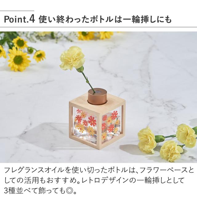 MRU-137 リードディフュザー 使い終わったボトルは一輪挿しにも