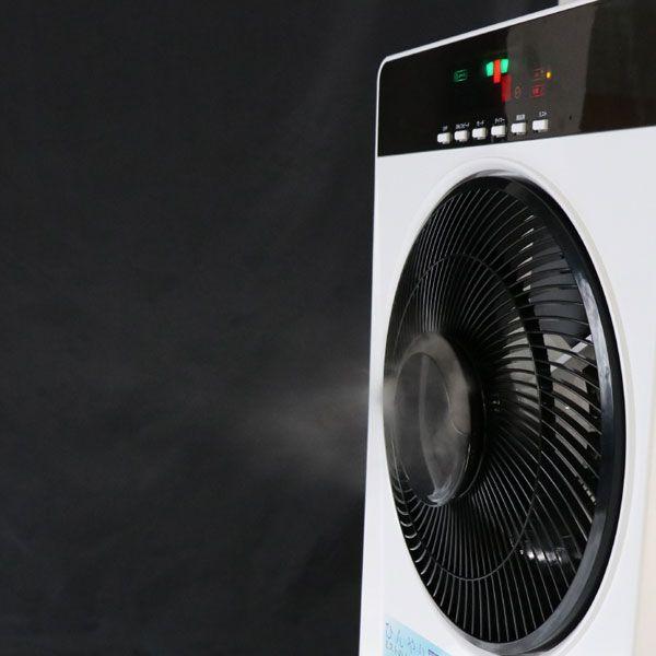 HIRO ミストファンサーキュレーター 2.0L スピード3段階切替 リモコン付き ミストの心地よいひんやり風 HT-MF20