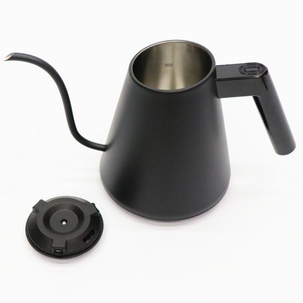 HIRO Modere 温度調節機能付き グースネックケトル 1.0L 保温機能付き コーヒーのハンドドリップに最適 選べる2カラー