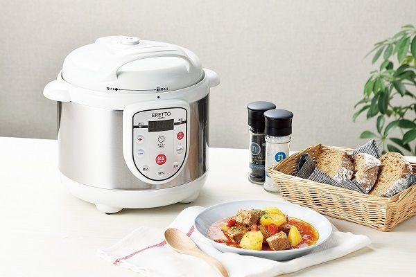 ERETTO mono 電気圧力鍋 3.0L(18cm・4合炊) ET-104(1001777)