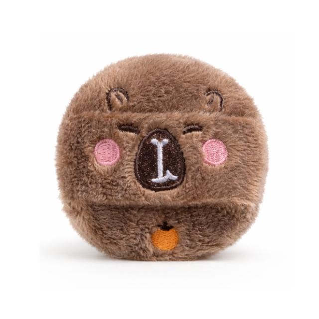 化粧品パフ ルース対応 プレスト対応 ベースメイク用具 柔らか素材採用 ナチュラルベース 広範囲塗布 初心者安心 可愛い動物デザイン レディース向け