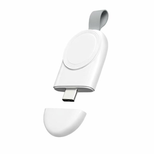 Apple Watch 充電器 マグネット ワイヤレス充電 USB直挿し 小型 軽量 コンパクト ポータブル設計 持ち運び 外出先