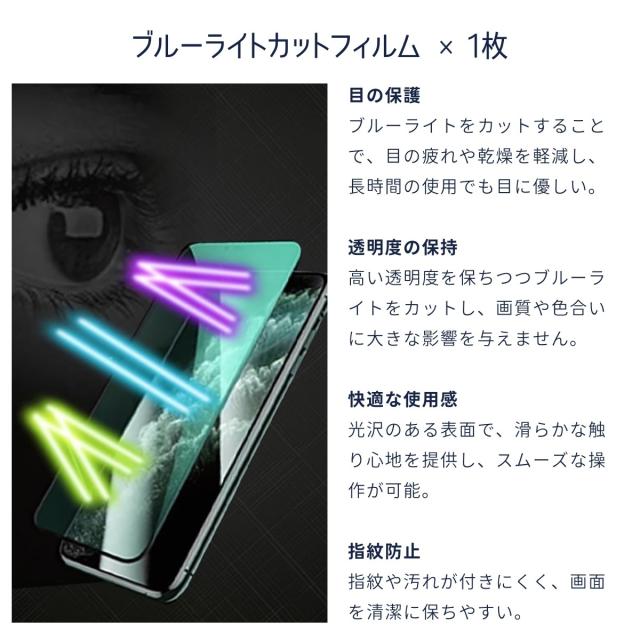 iPhone13 全面保護フィルムセット 光沢 覗き見防止