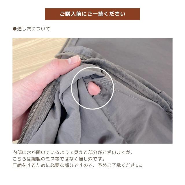 衣類圧縮ポーチ トラベル収納ケース コンパクトバッグ ファスナー圧縮 旅行収納グッズ スーツケース整理 軽量設計 省スペース 出張旅行便利