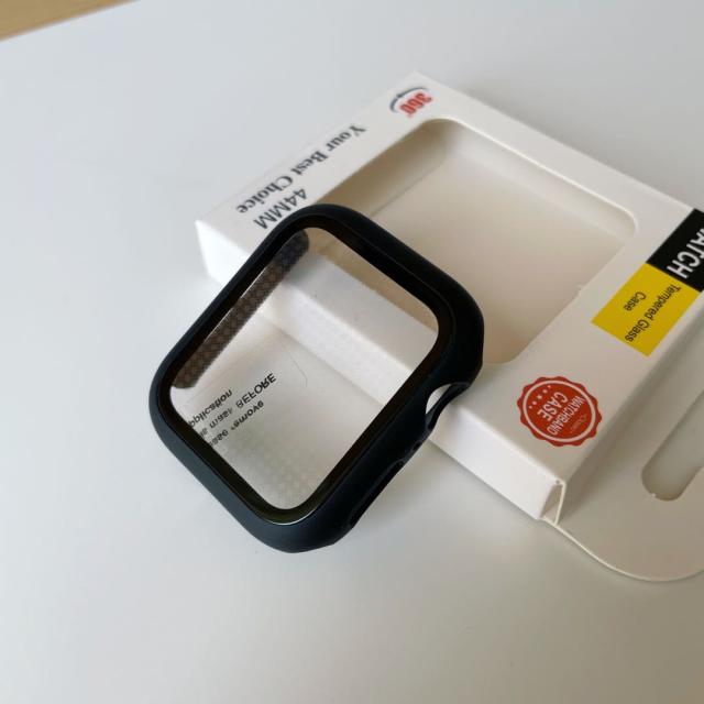 AppleWatch ガラスケース 3D 曲面 ガラス フィット 高透過