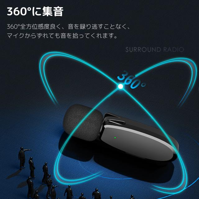 ミニマイク 会議用マイク 教室用マイク Vlog最適