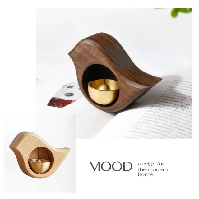 ドアチャイム 真鍮 木製 インテリア 癒し おしゃれ プレゼント 贈答 記念品 高級感