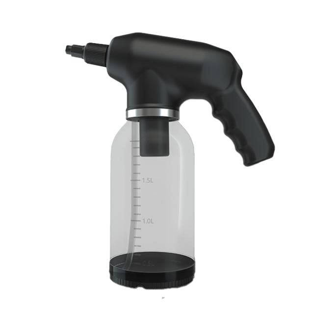 省エネ洗車ツール 時短泡フォームガン 2リットル対応スプレー 水やり兼用泡洗浄器 車体クリーニング専用 噴霧ボトルタイプ 高出力ノズル付属 洗浄液配合可能 フォーム量調整 軽量ハンドル