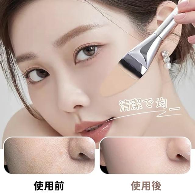 ファンデーションブラシ 韓国人気 軽量デザイン メイクツール スパチュラ