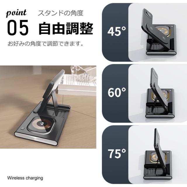 iPhone ワイヤレス充電器 15W