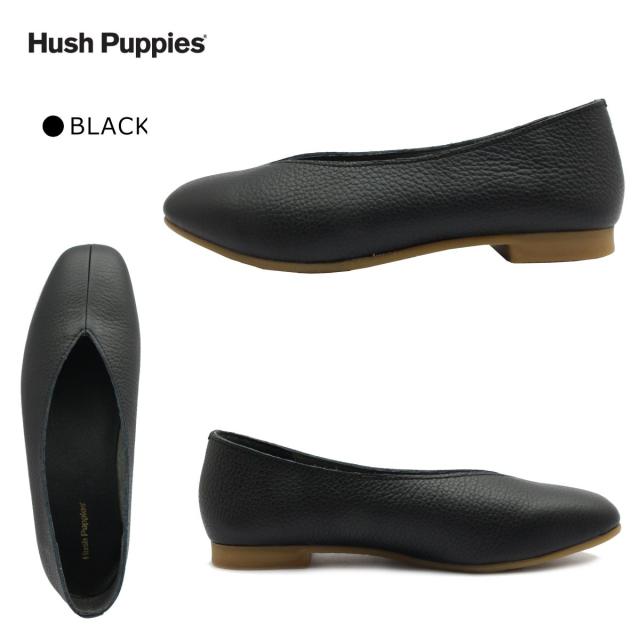 ハッシュパピー レディース Vカット スクエア カッターシューズ