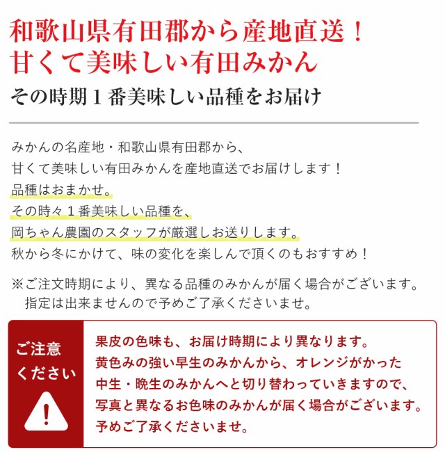 みかん 有田みかん 3kg 和歌山県産 秀品 岡ちゃんみかん 岡ちゃん農園 産直 蜜柑 常温便 同梱不可 指定日不可