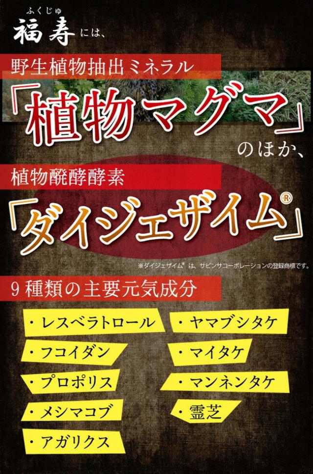 レスベラトロール サプリメント 酵素 サプリ 送料無料 元気ミネラル酵素 福寿