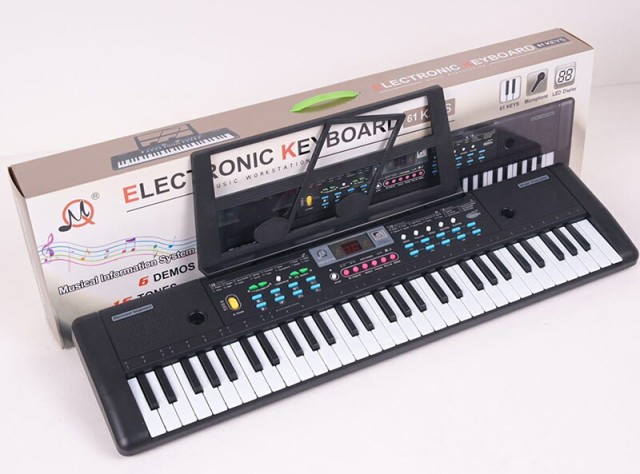 電子ピアノ キーボード ガイド機能 鍵盤光る 61鍵盤 電子